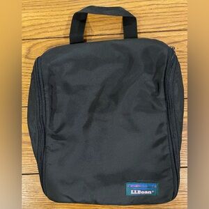 LIKE NEW Vintage L.L.Bean, organizer, black/emerald color, hanging capable